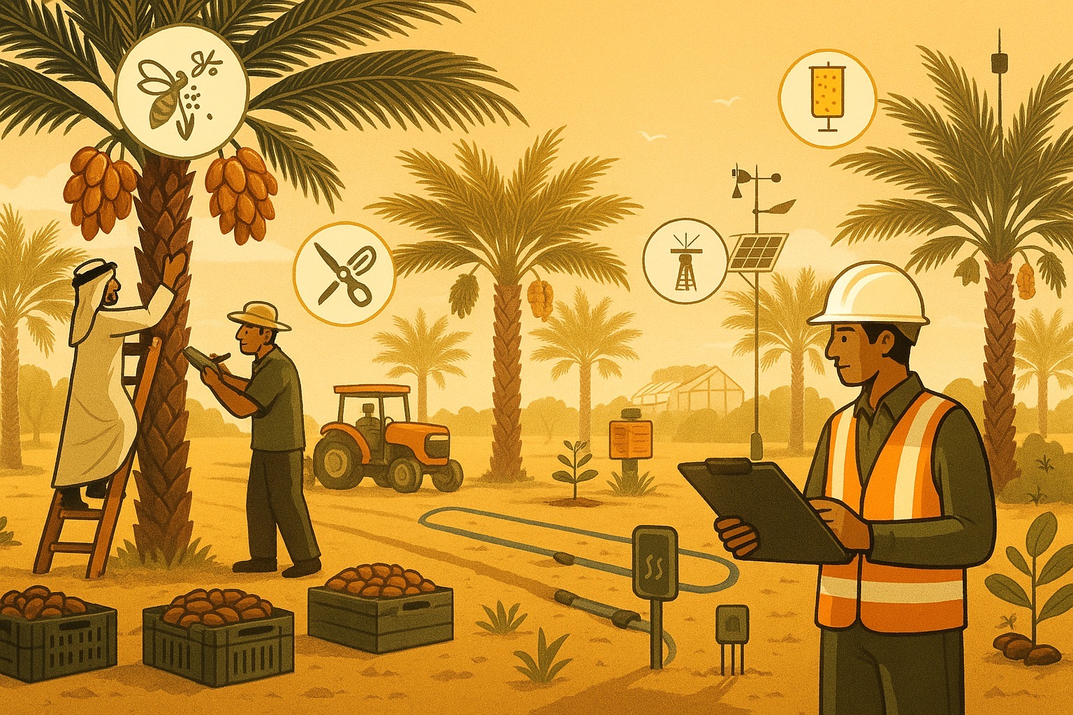 نخيل التمور : الإنتاج والممارسات الزراعية